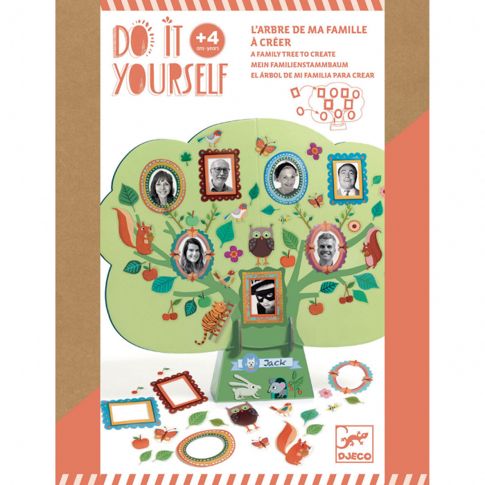 Set DIY Djeco, Arborele genealogic