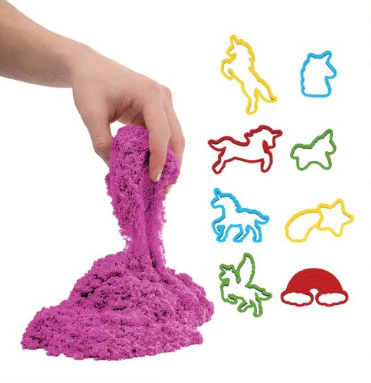 Set joc creatie nisip kinetic mov cu 8 forme de construit [2]