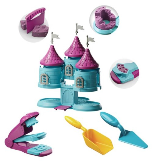 Set joc creatie nisip kinetic Primul castel cu accesorii incluse [2]