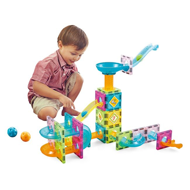 Set joc magnetic 64 piese si cutie depozitare [2]