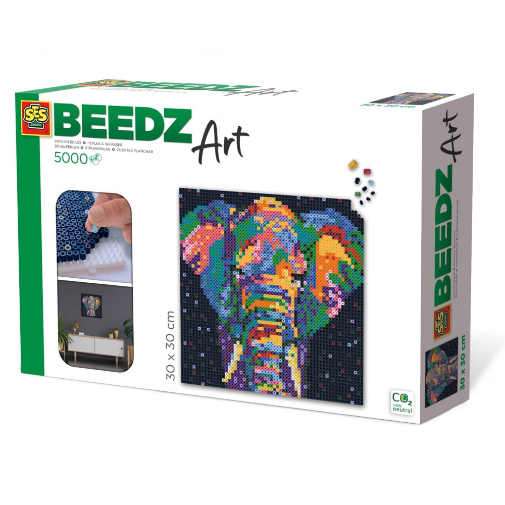 Set 5000 margele de calcat Beedz Art - Elefant fantasy,+12 ani