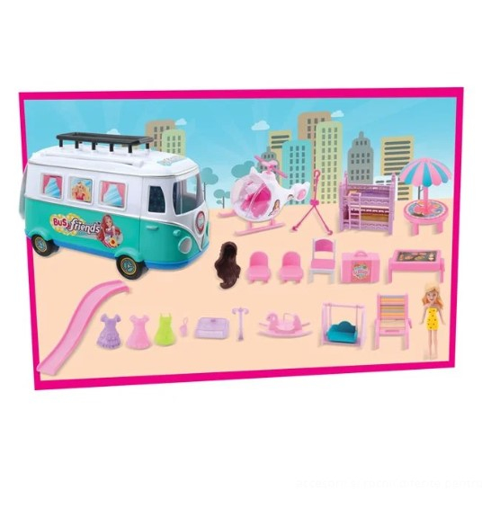 Set Mini Van Best friends cu papusa si accesorii incluse [3]