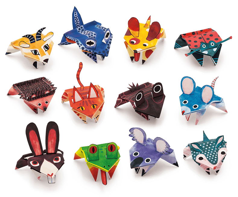 Set Origami Începători – Origami Săltăreți „Sari!”, Ludattica, +6 ani [2]