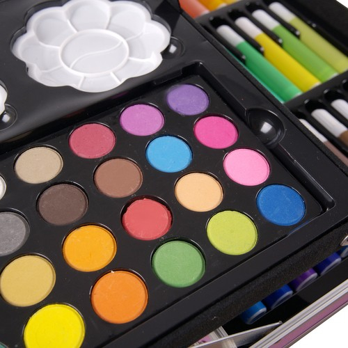 Set pentru desen si pictura in cutie tip servieta cu 144 piese,design unicorn, +3 ani [7]