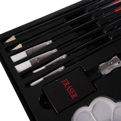 Set pentru desen si pictura in cutie tip servieta cu 144 piese,design unicorn, +3 ani [8]