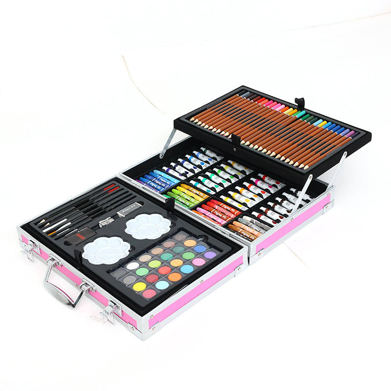 Set pentru desen si pictura in cutie tip servieta cu 145 piese, +3 ani [7]