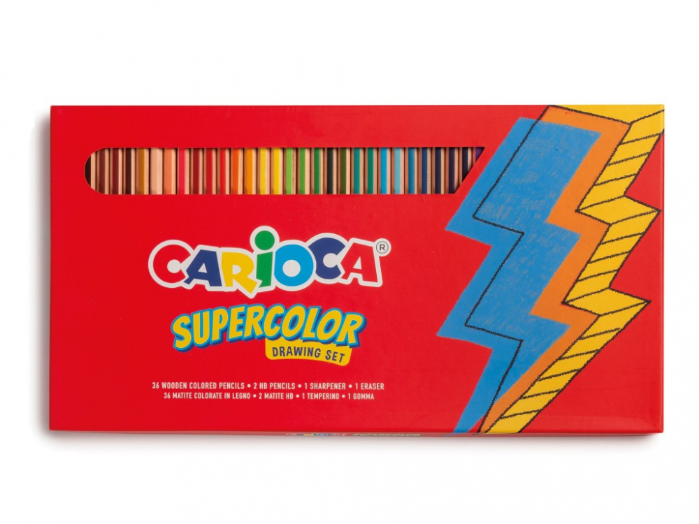 Set pentru desenat Carioca SuperColor cu 40 de piese [2]