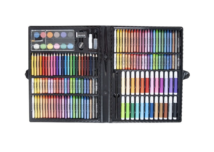Set pictura si desen cu 168 piese in cutie tip servieta din plastic, negru [2]