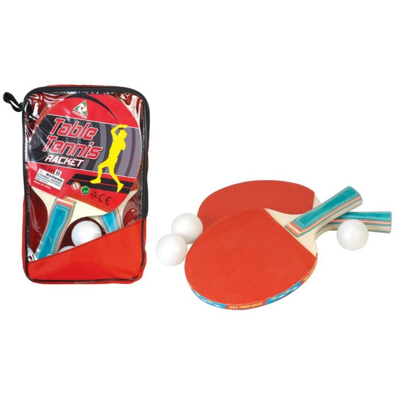 Set ping pong cu 2 palete si 3 mingiute