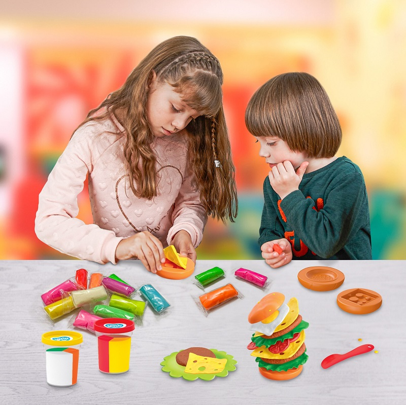 Set plastilina 100% ECO, Lovin'Do, Burger Time [2]