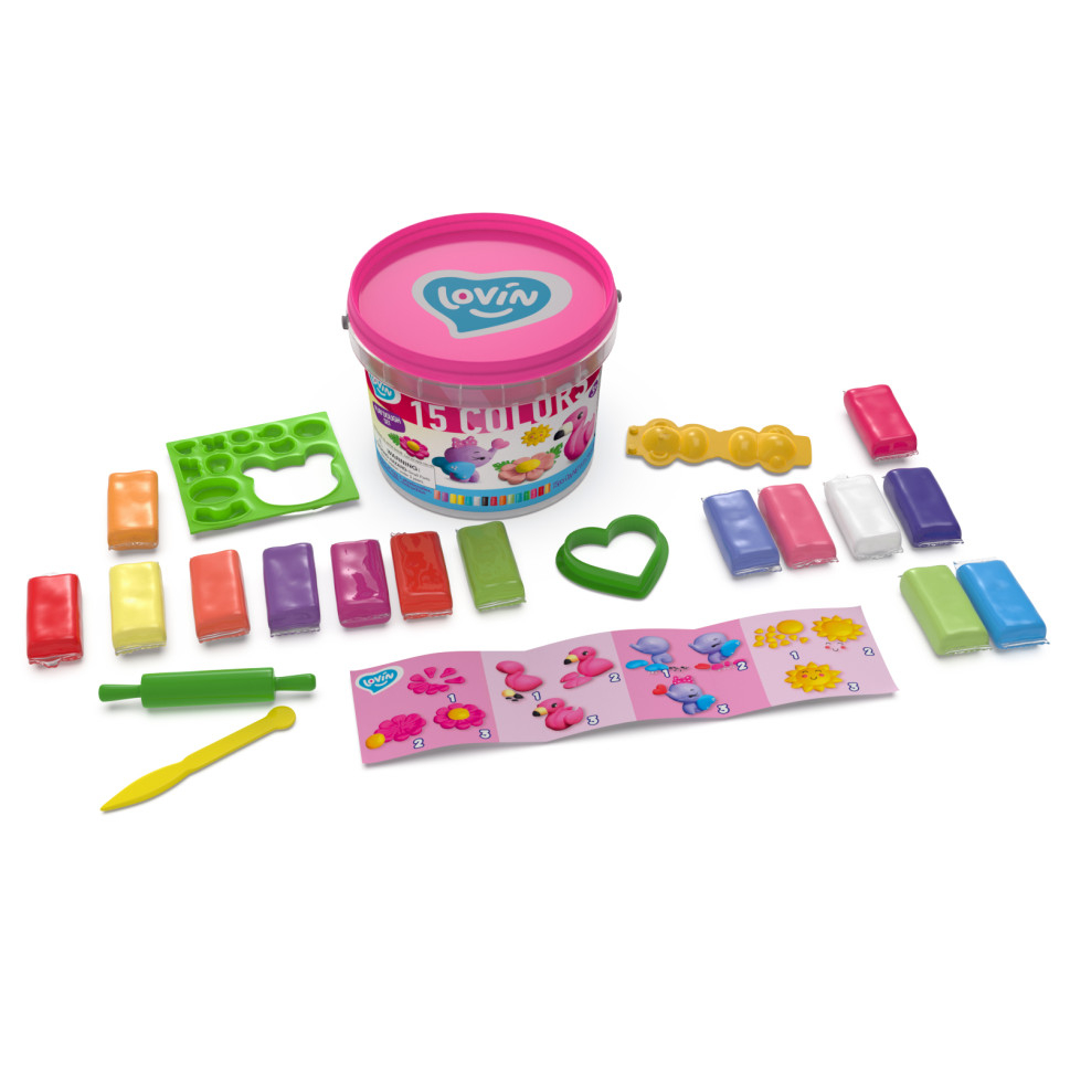 Set plastilina 100% ECO, Lovin'Do, Cute Animals [2]