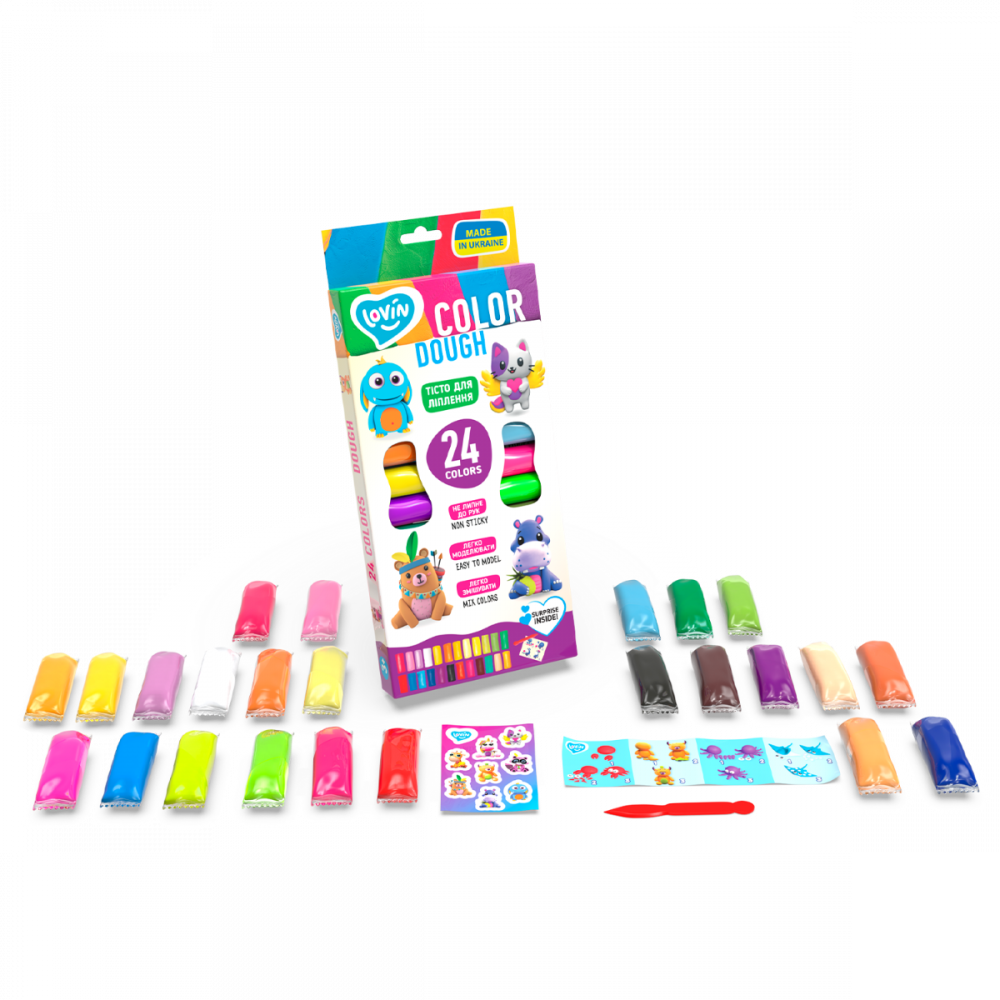 Set plastilina Lovin 24pcs*15gr - Shine&Aroma [2]