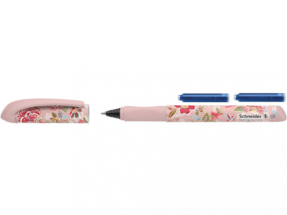 Set roller cu 2 rezerve Schneider model Voice 2023,roz floral [1]