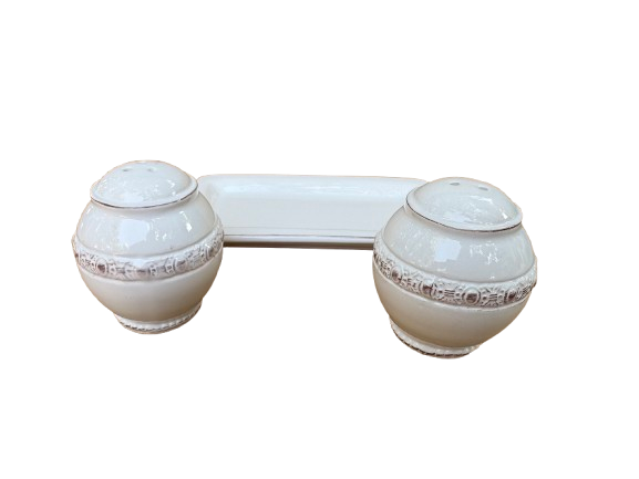 Set solnita piper si sare cu suport,ceramica, 8 cm-2 piese [3]