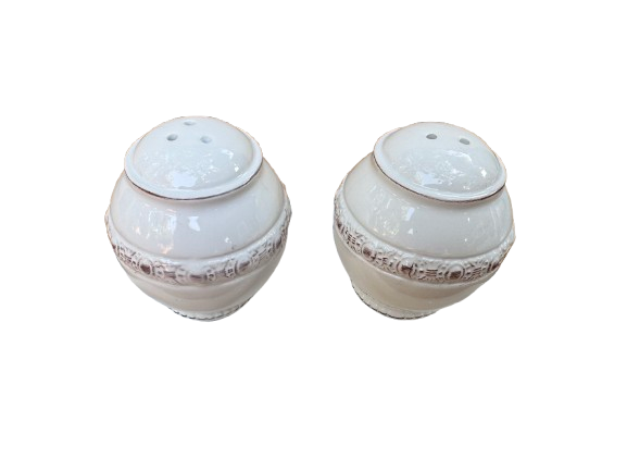 Set solnita piper si sare cu suport,ceramica, 8 cm-2 piese [2]