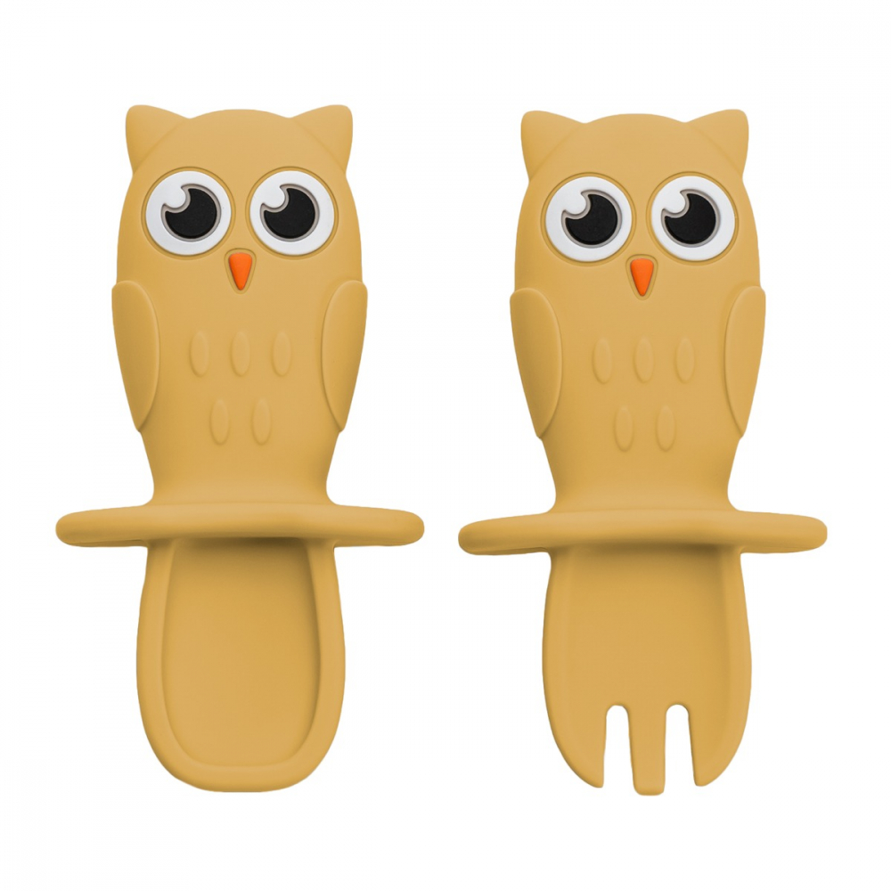 Set Tacamuri din silicon, AppeKids, OWL - Honey [5]