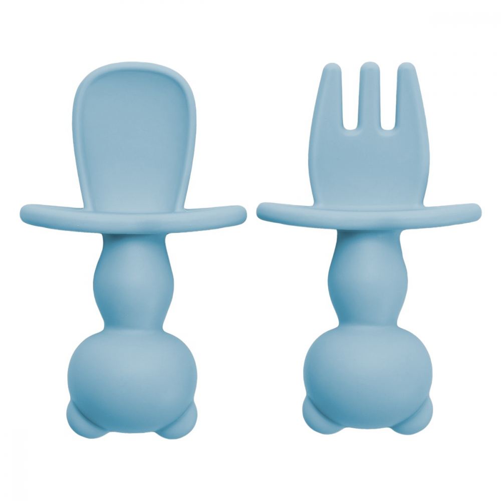 Set Tacamuri din silicon, AppeKids, The Little Bear - Aqua Blue [4]
