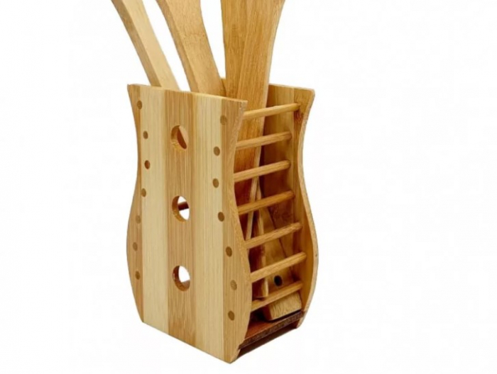 Set ustensile de bucatarie cu suport [4]