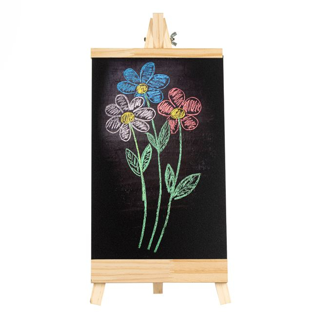Sevalet din lemn cu placa neagra pentru activitati crafts [2]