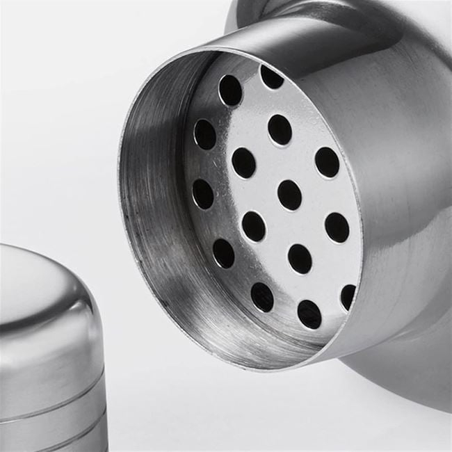 Shaker sticlă cocktail 450 ml, capac inox, rețete engleză [6]