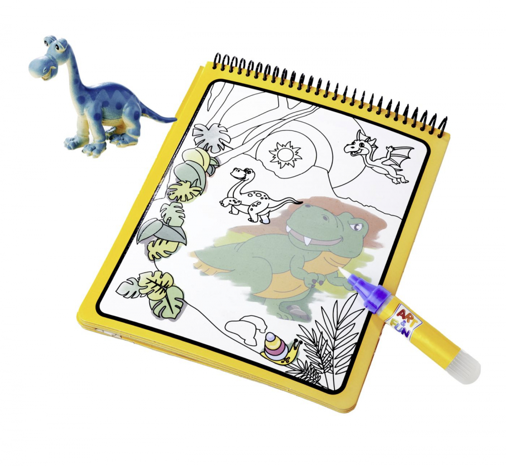 SIMBA ART AND FUN SET CARTE DE COLORAT SI STILOU CU APA DINO [2]