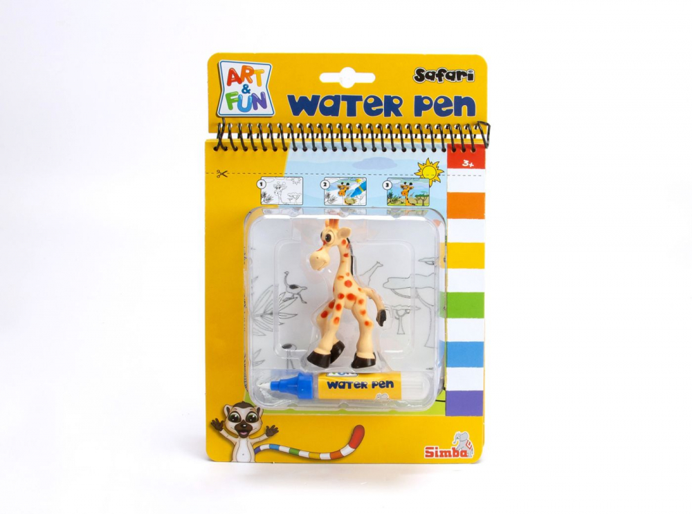 SIMBA ART AND FUN SET CARTE DE COLORAT SI STILOU CU APA SAFARI [1]