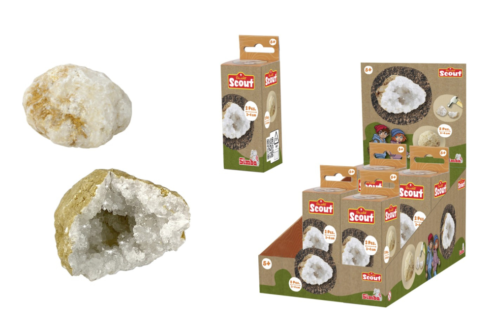 SIMBA SET GEOLOGIE 2 GEODE DE CRISTAL [8]