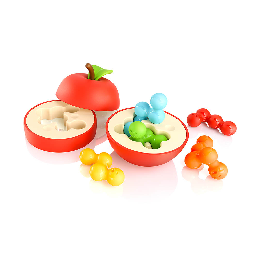 Apple Puzzler, joc de logică cu 80 de provocări, 8+ ani, ediție internațională Smart Games [2]