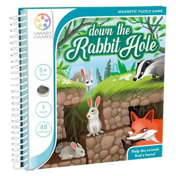 Smart Games – Down the Rabbit Hole, joc de logică cu 48 de provocări, 5+ ani [1]