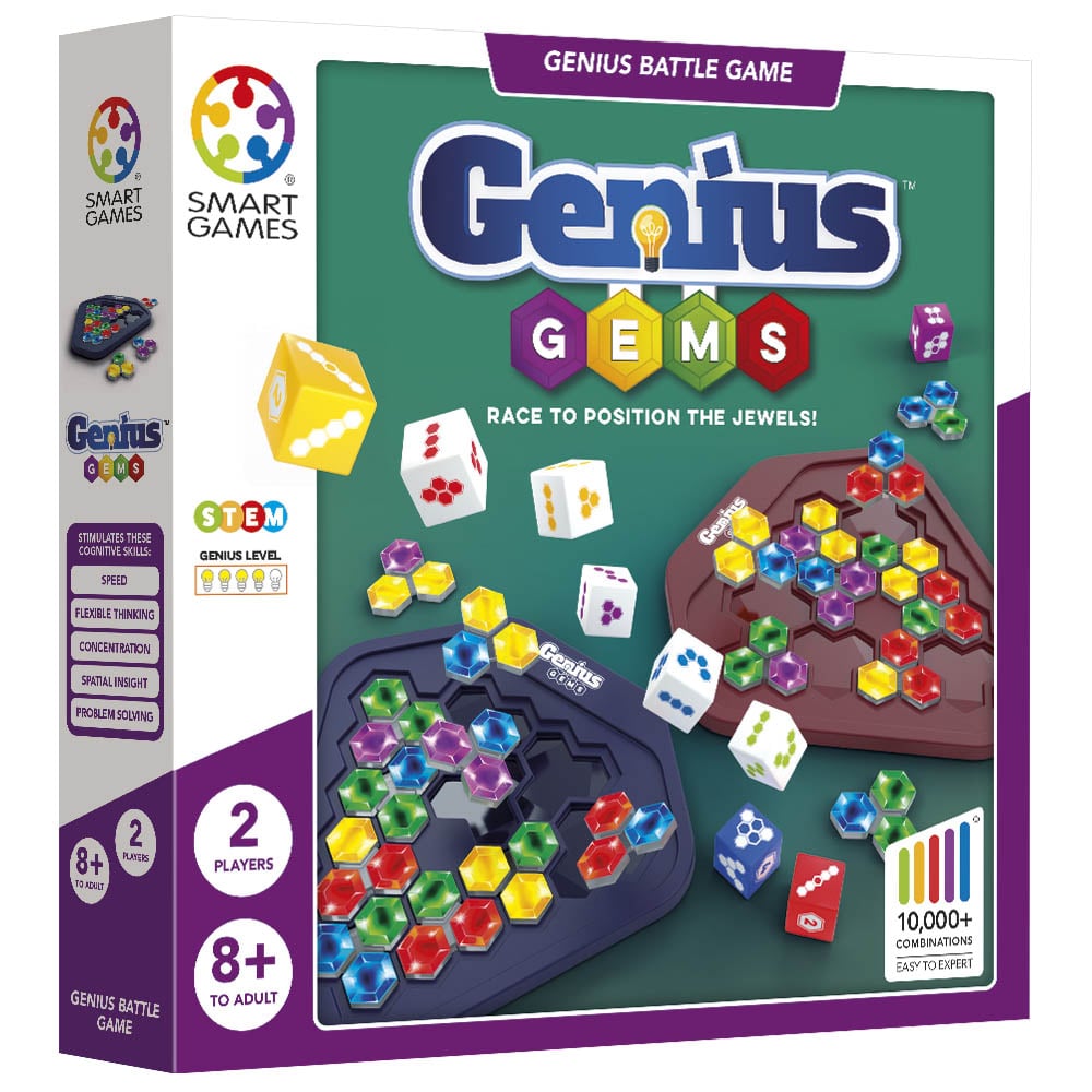 Genius Gems, joc de logică și strategie, ediția internațională, 8+ ani Smart Games [1]