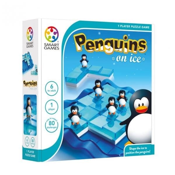 Smart Games – Penguins on Ice, joc de logică cu 100 de provocări, 6+ ani [1]
