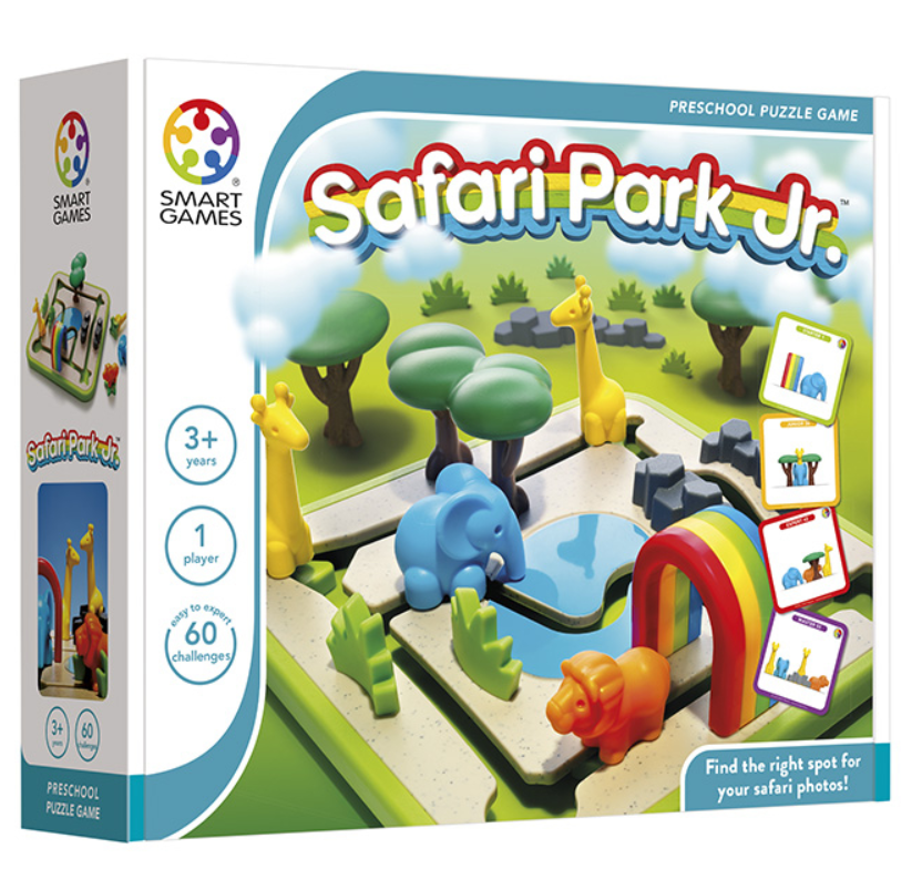 Smart Games – Safari Park Jr., joc de logică cu 60 de provocări, 3+ ani [1]
