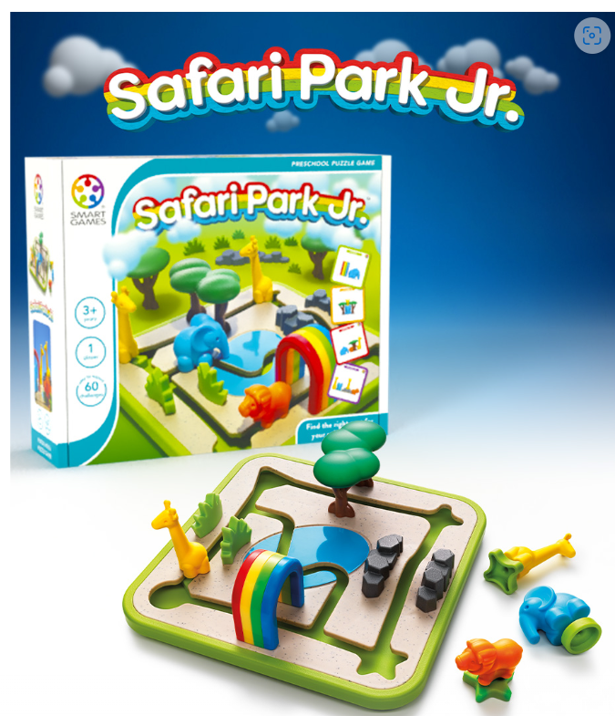 Smart Games – Safari Park Jr., joc de logică cu 60 de provocări, 3+ ani [2]