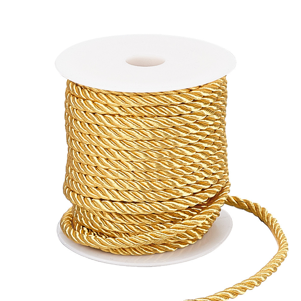 Snur rasucit pentru activitati de lucru manual, auriu, 3 mm x 3.5 m [2]