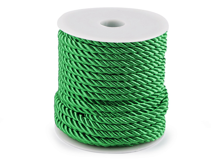 Snur rasucit pentru activitati de lucru manual, verde, 3 mm x 3.5 m