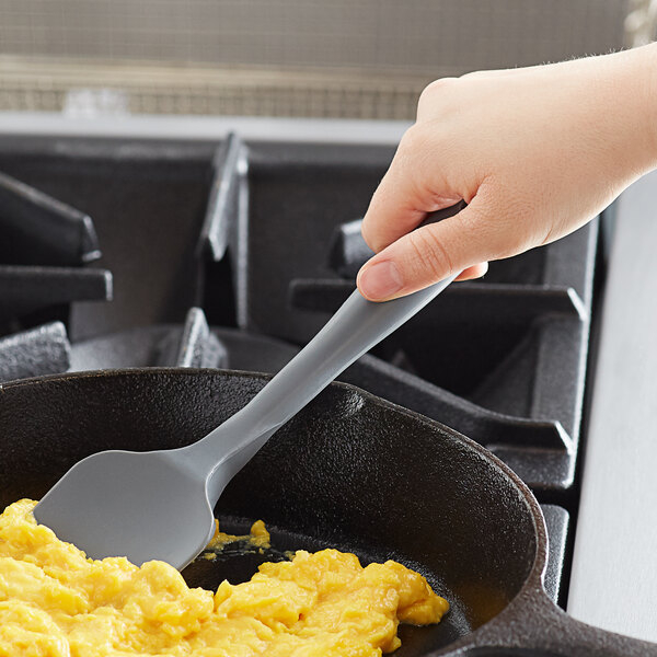 Spatula din silicon pentru gatit,diverse culori,27x6 cm [2]