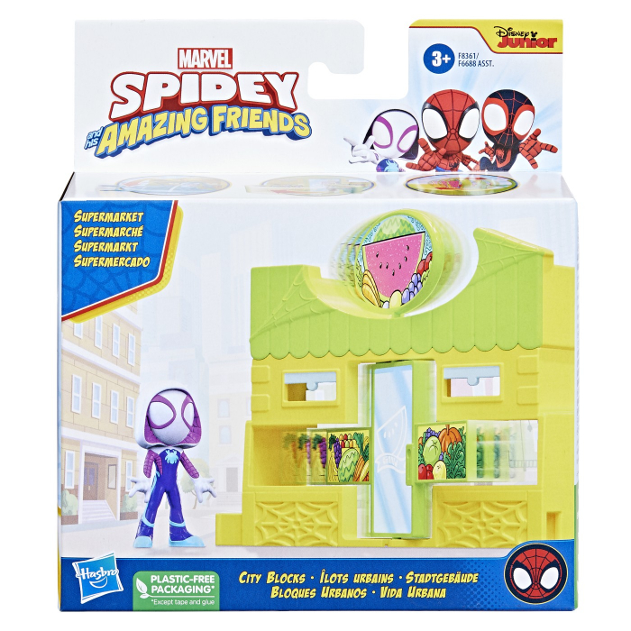 Spidey Prietenii Extraordinari City Bloks Set de Construcție Supermarket [1]