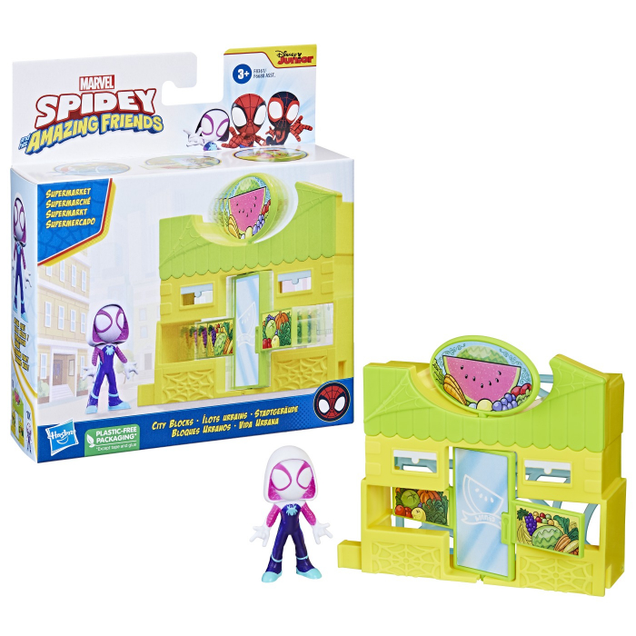 Spidey Prietenii Extraordinari City Bloks Set de Construcție Supermarket [7]