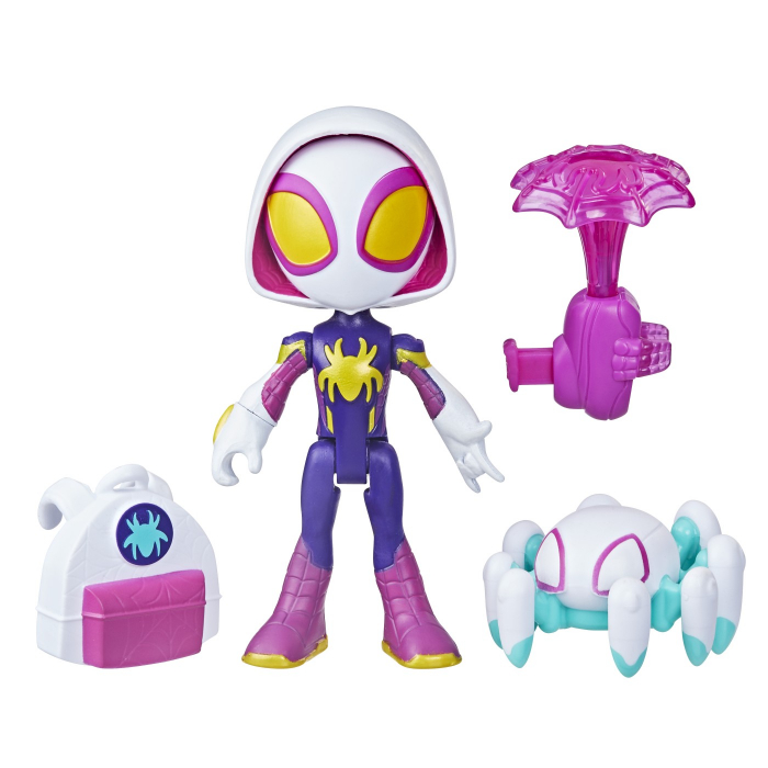 Spidey Set Figurină Ghost Spider 10cm și Accesorii  [3]