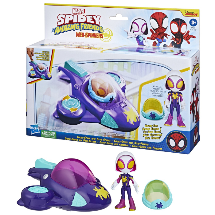 Spidey Set Mașinuță și Figurină Ghost Spider  [6]