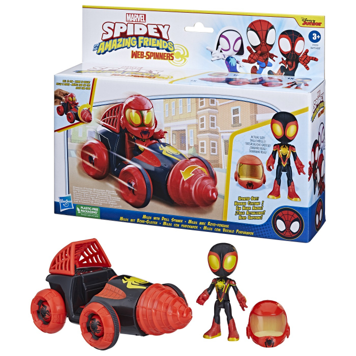 Spidey Set Mașinuță și Figurină Miles Morales  [6]