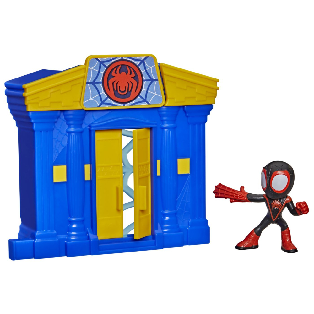 SPIDEY SI PRIETENII LUI UIMITORI MARVEL MINI SET BANCA CU FIGURINA SI ACCESORII [3]
