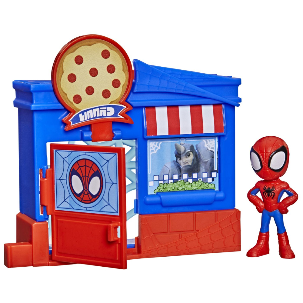 SPIDEY SI PRIETENII LUI UIMITORI MARVEL MINI SET PIZZERIA CU FIGURINA SI ACCESORII [3]