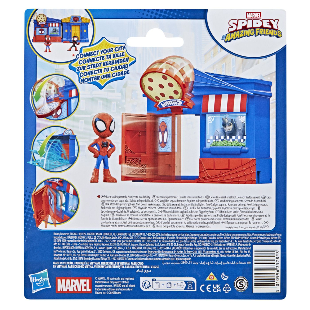 SPIDEY SI PRIETENII LUI UIMITORI MARVEL MINI SET PIZZERIA CU FIGURINA SI ACCESORII [4]