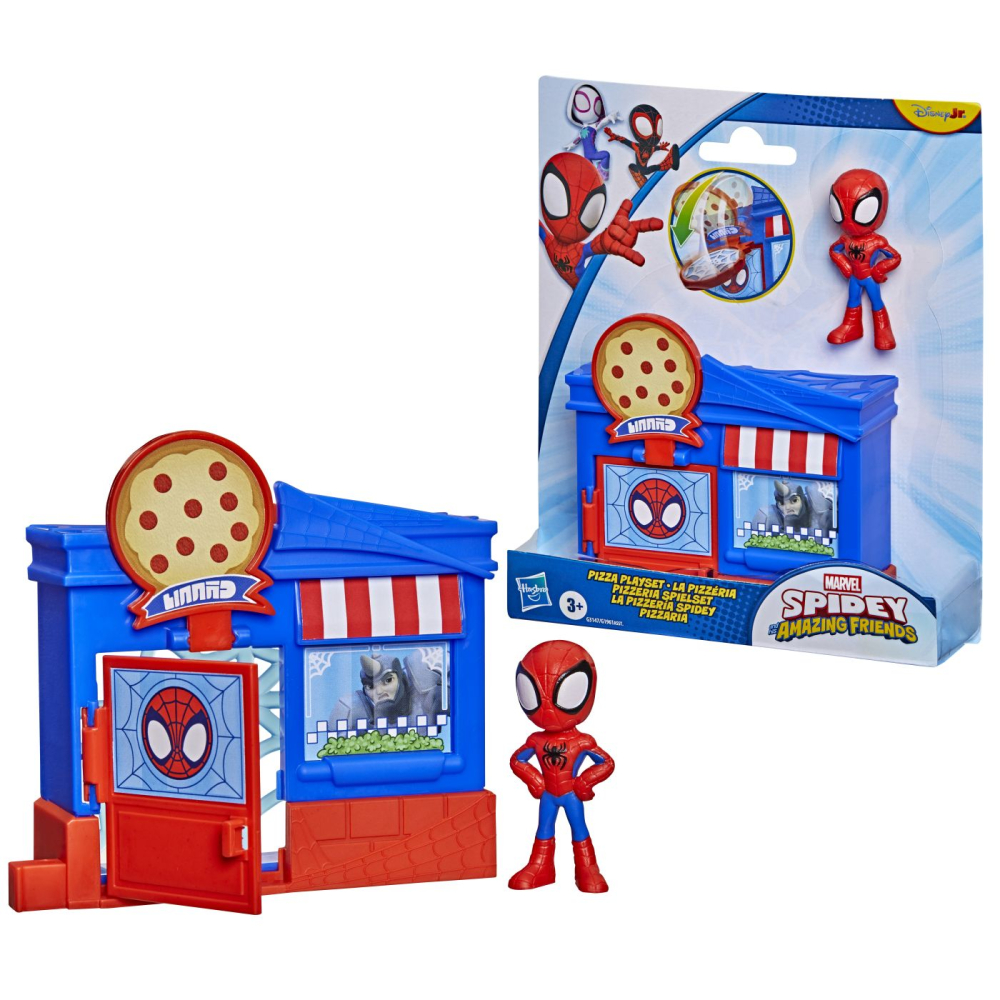 SPIDEY SI PRIETENII LUI UIMITORI MARVEL MINI SET PIZZERIA CU FIGURINA SI ACCESORII [5]