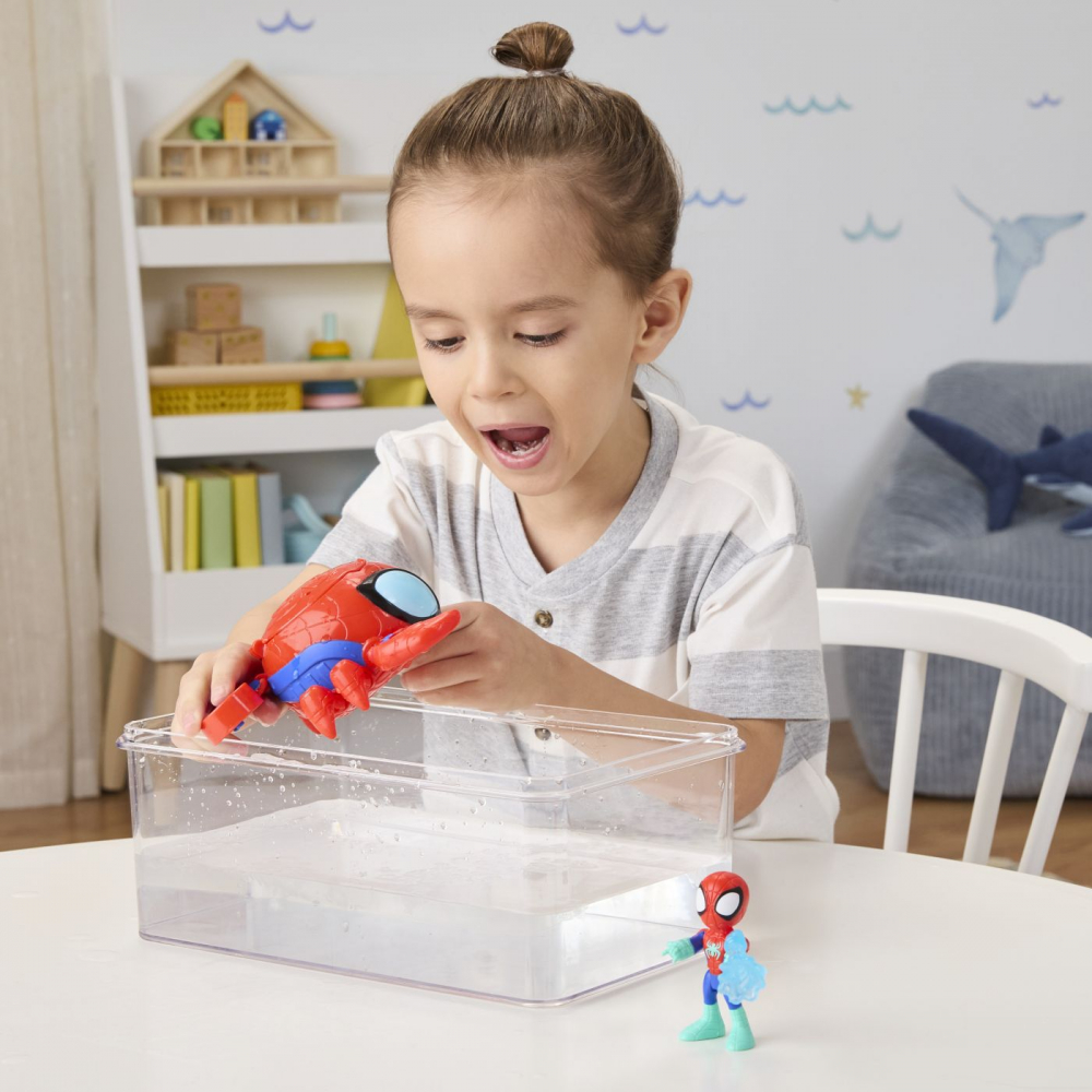 SPIDEY SI PRIETENII LUI UIMITORI MARVEL SET FIGURINA 7.6CM SI SUBMARINUL CRAB PAIANJEN [5]