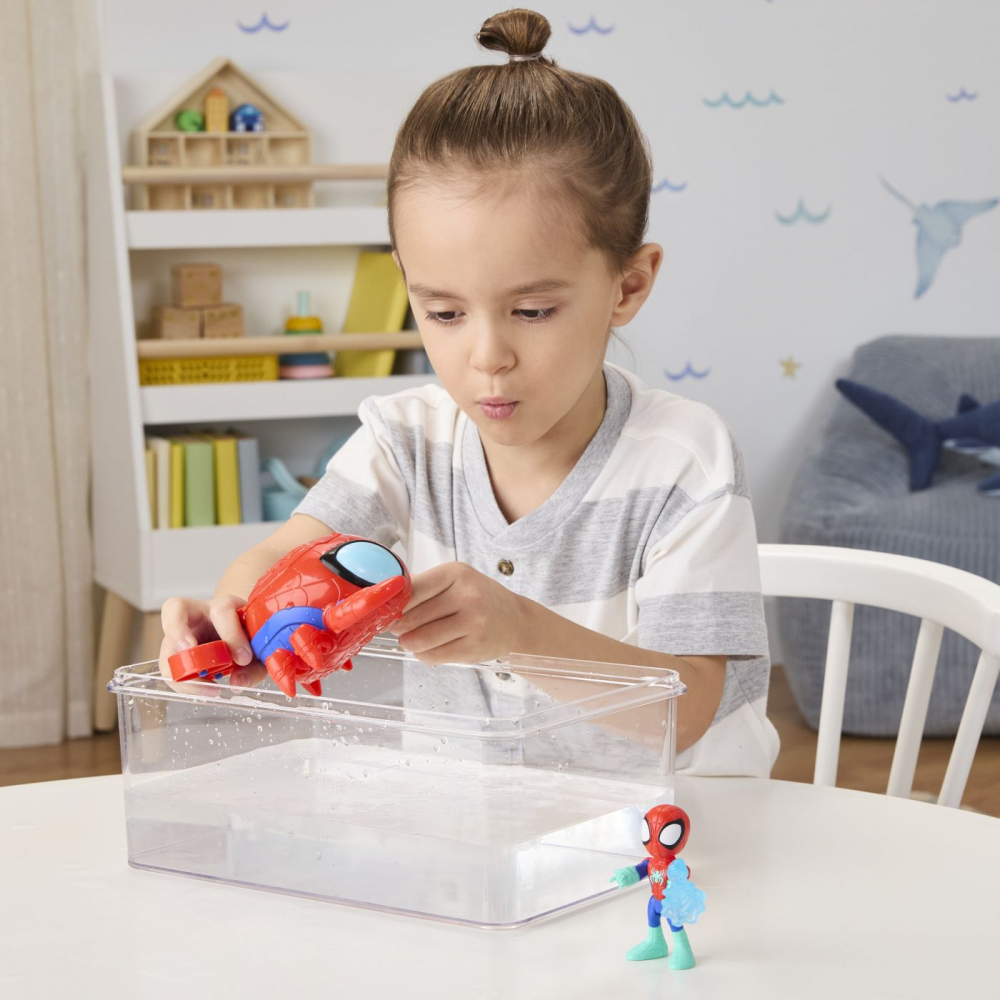SPIDEY SI PRIETENII LUI UIMITORI MARVEL SET FIGURINA 7.6CM SI SUBMARINUL CRAB PAIANJEN [4]