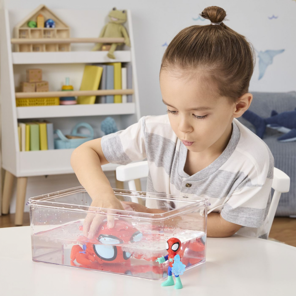 SPIDEY SI PRIETENII LUI UIMITORI MARVEL SET FIGURINA 7.6CM SI SUBMARINUL CRAB PAIANJEN [3]