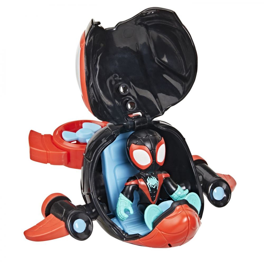 SPIDEY SI PRIETENII LUI UIMITORI MARVEL SET FIGURINA 7.6CM SI SUBMARINUL DELFIN [8]