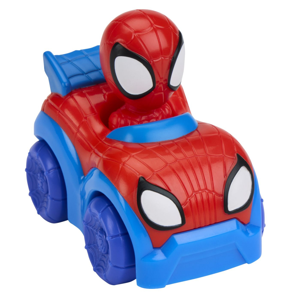 SPIDEY SI PRIETENII LUI UIMITORI MARVEL SUPER ROLLERS SET FIGURINA SPIDEY CU VEHICUL 5.5CM [4]